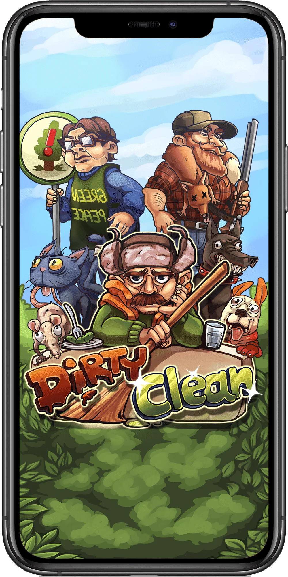 Dirty Clean mobile preview